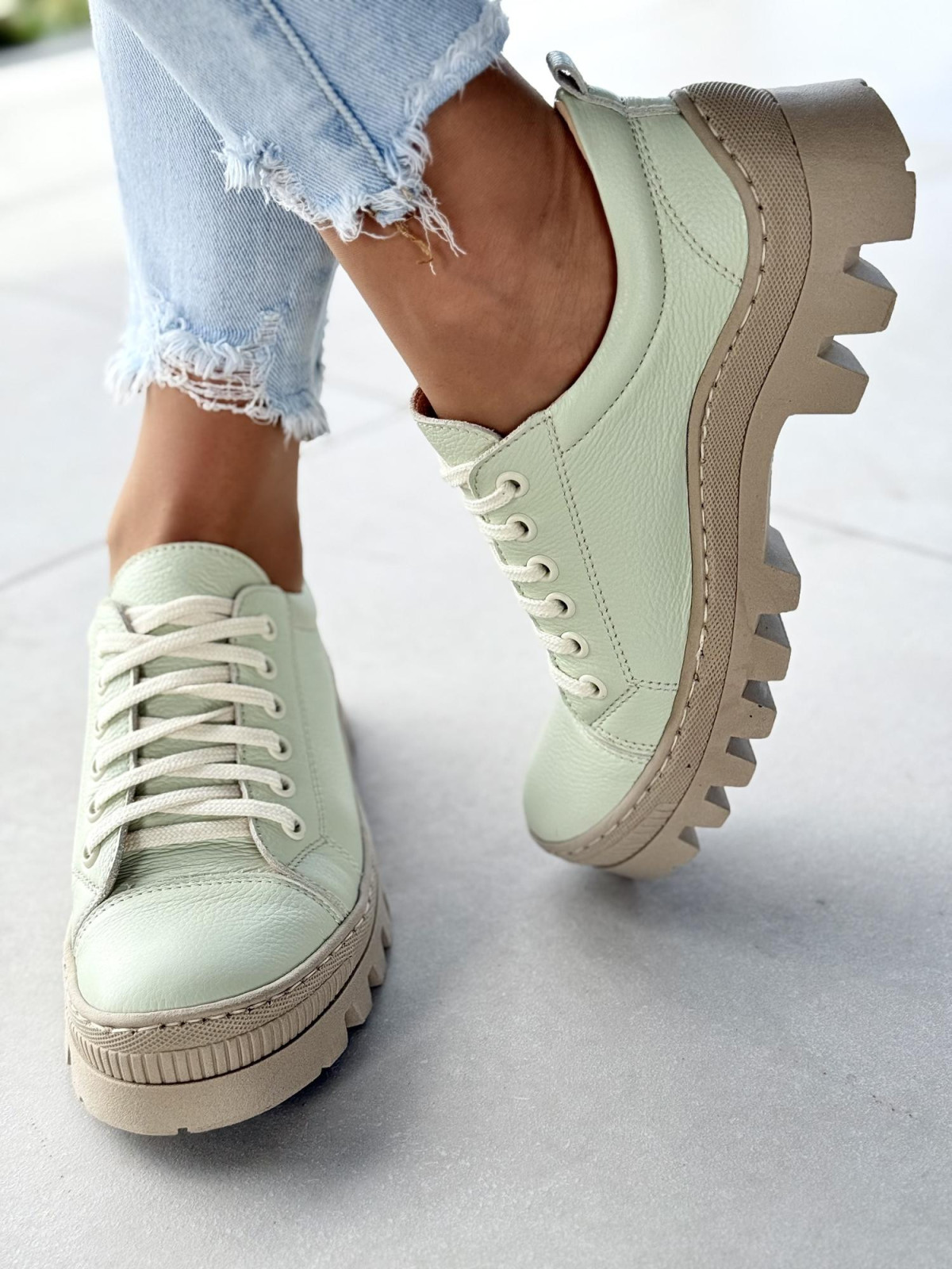 Trapery skórzane OLEKSY Polskiej produkcji