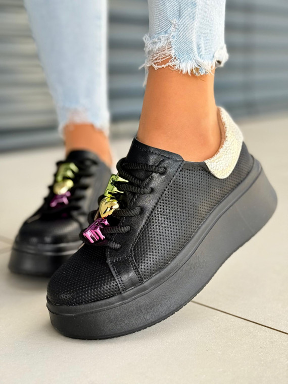 Sneakersy damskie ze skóry naturalnej