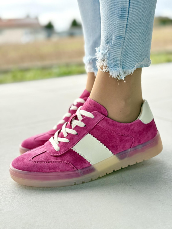 Sneakersy damskie ze skóry naturalnej