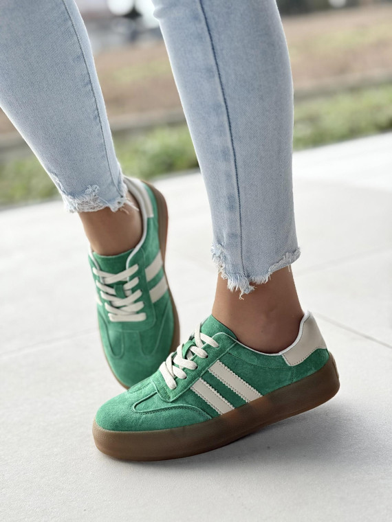 Sneakersy damskie ze skóry naturalnej