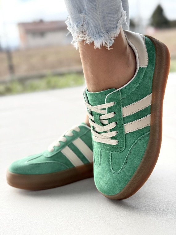 Sneakersy damskie ze skóry naturalnej