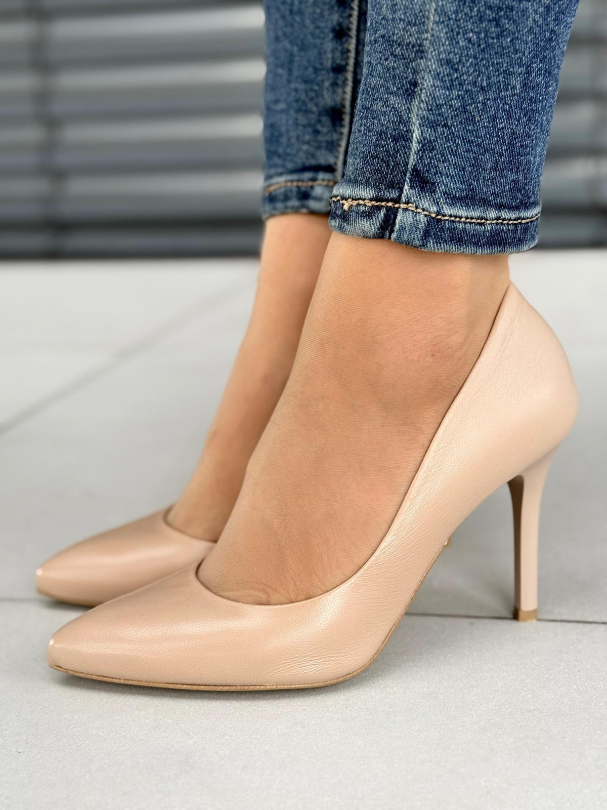 Czółenka OLEKSY ze skóry Polskiej produkcji