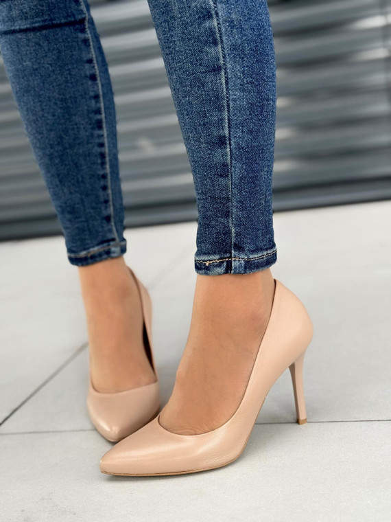 Czółenka OLEKSY ze skóry Polskiej produkcji