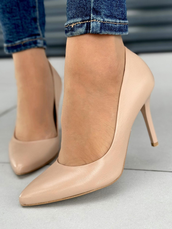 Czółenka OLEKSY ze skóry Polskiej produkcji