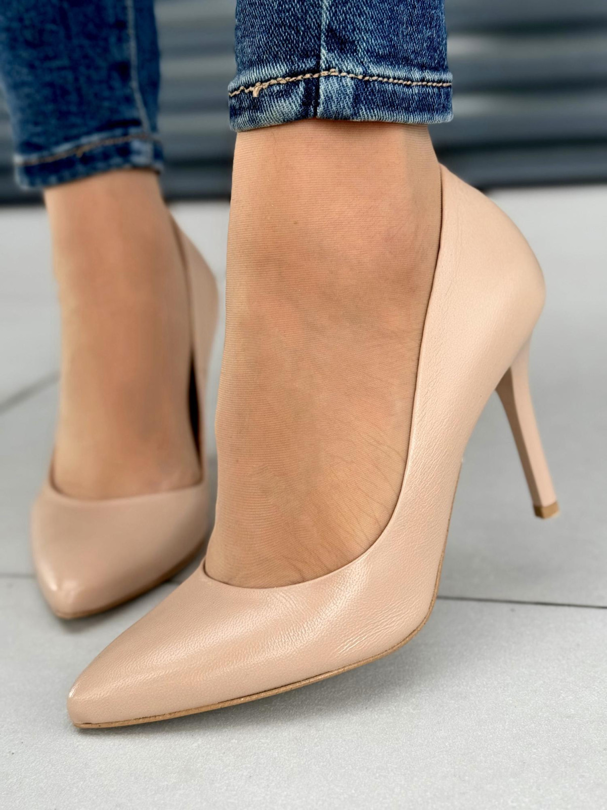 Czółenka OLEKSY ze skóry Polskiej produkcji