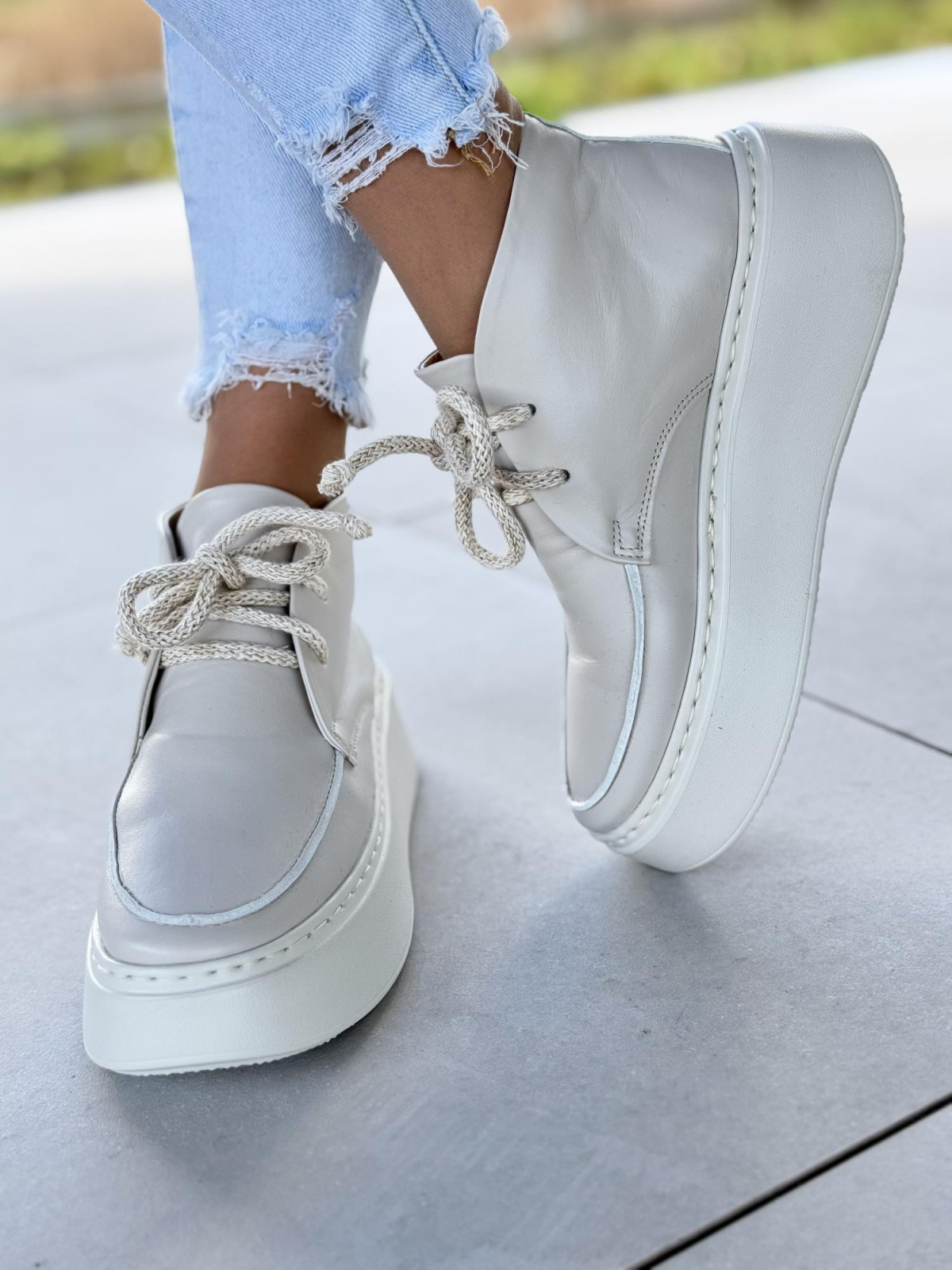 Półbuty damskie OLEKSY ze skóry naturalnej Polskiej produkcji