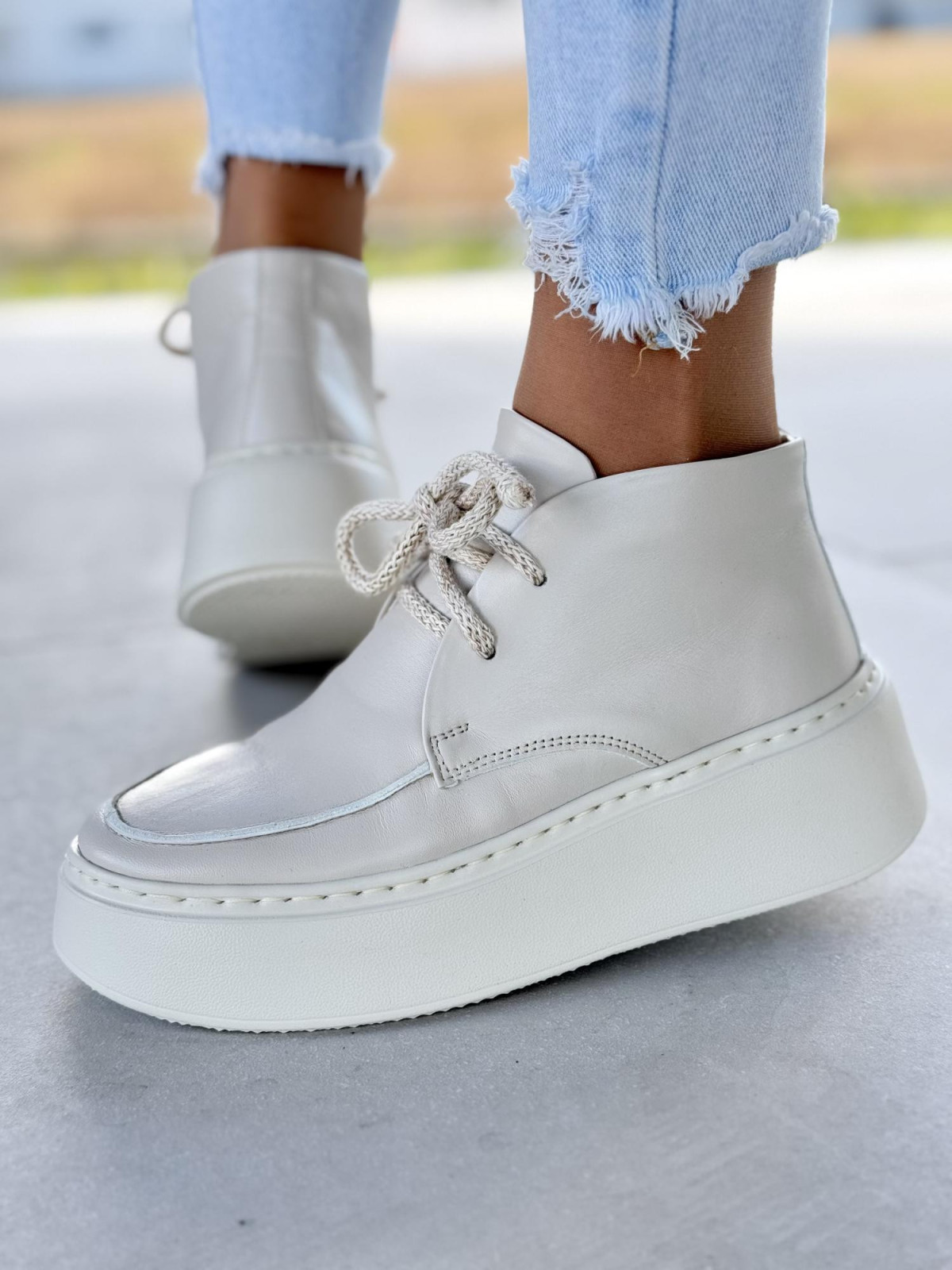 Półbuty damskie OLEKSY ze skóry naturalnej Polskiej produkcji