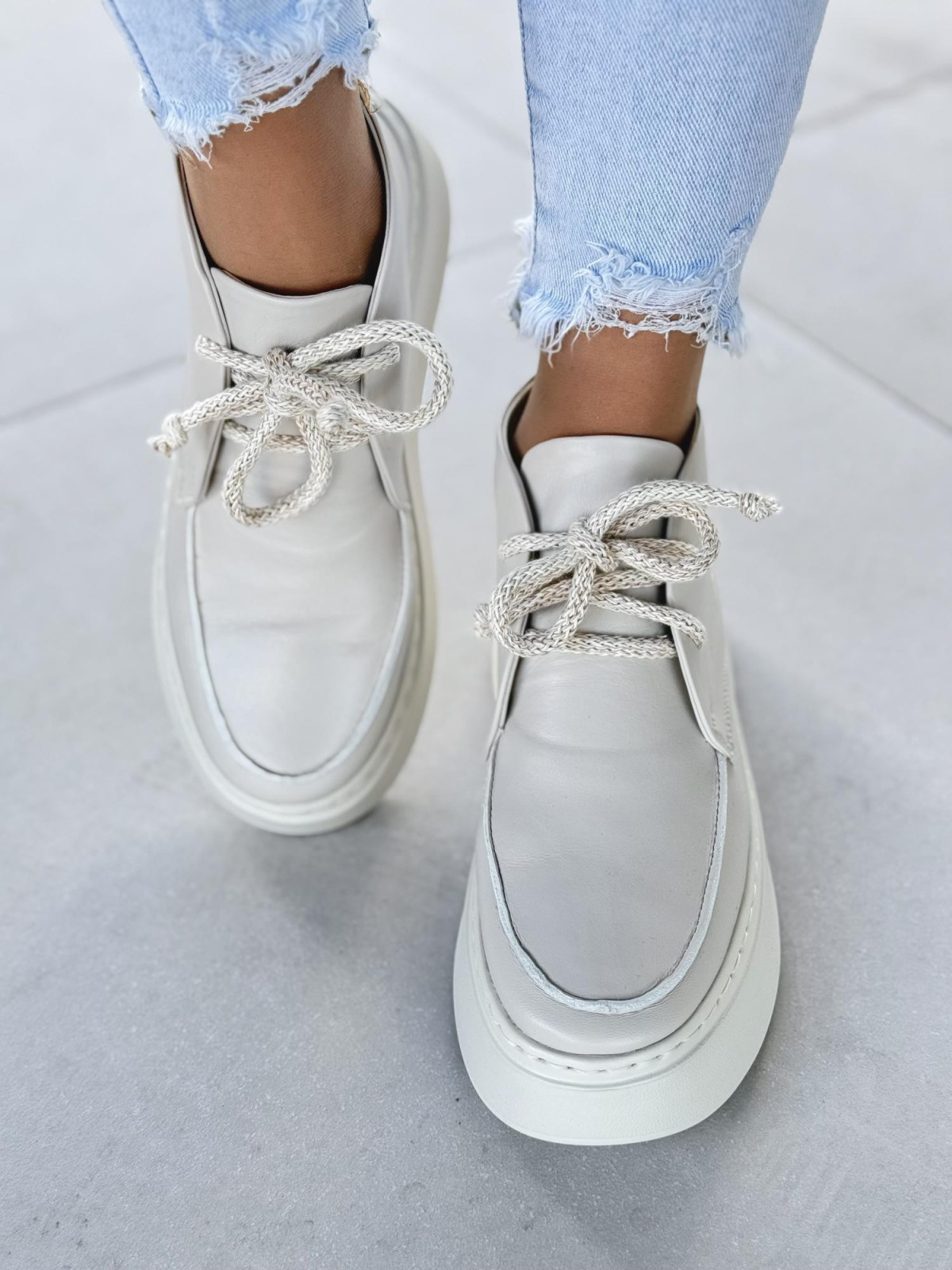 Półbuty damskie OLEKSY ze skóry naturalnej Polskiej produkcji