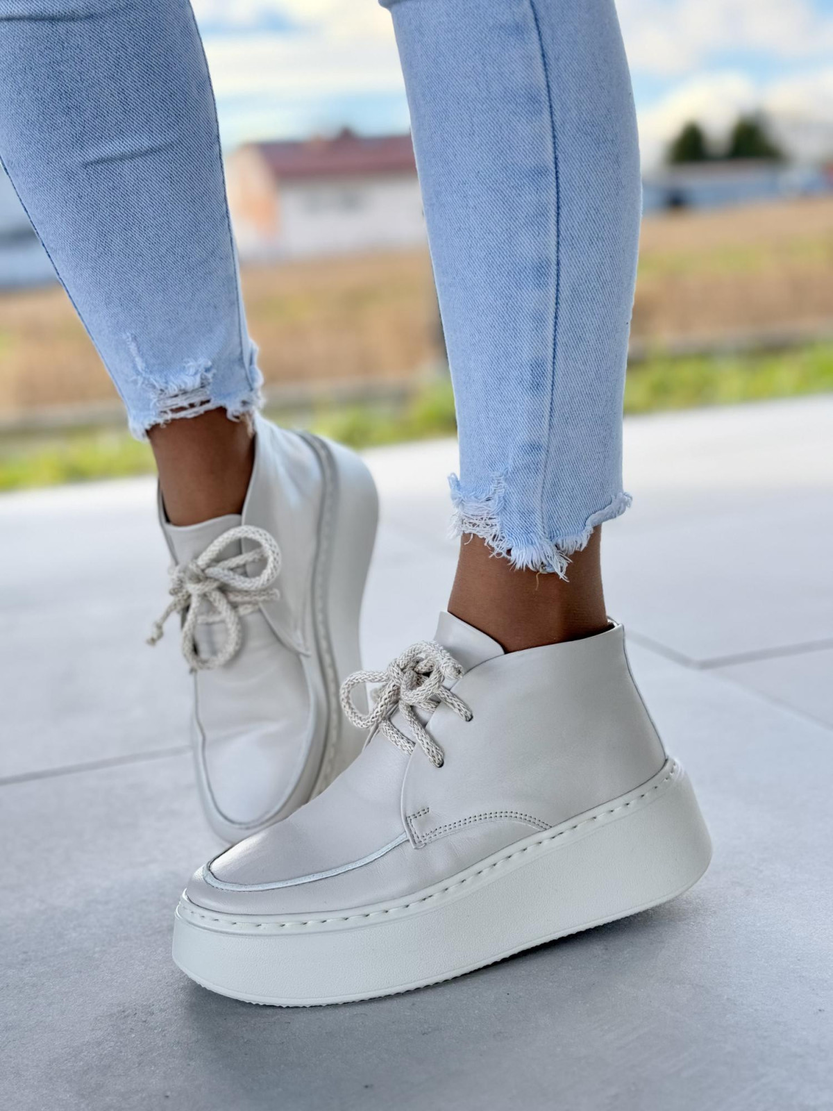 Półbuty damskie OLEKSY ze skóry naturalnej Polskiej produkcji