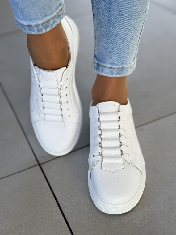 Sneakersy damskie ze skóry naturalnej