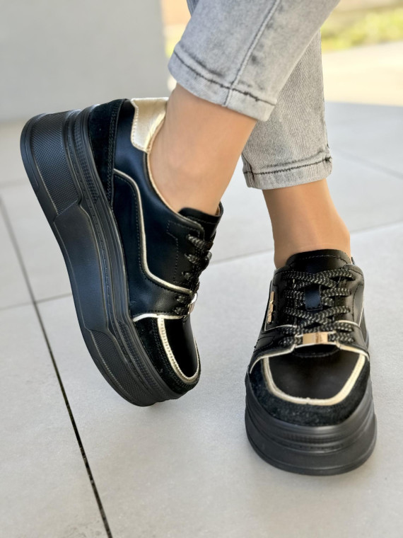 Sneakersy damskie ze skóry naturalnej