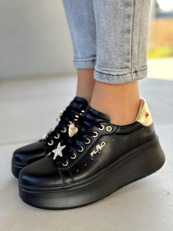 Sneakersy damskie ze skóry naturalnej