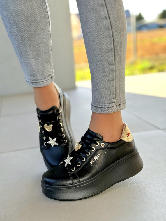 Sneakersy damskie ze skóry naturalnej