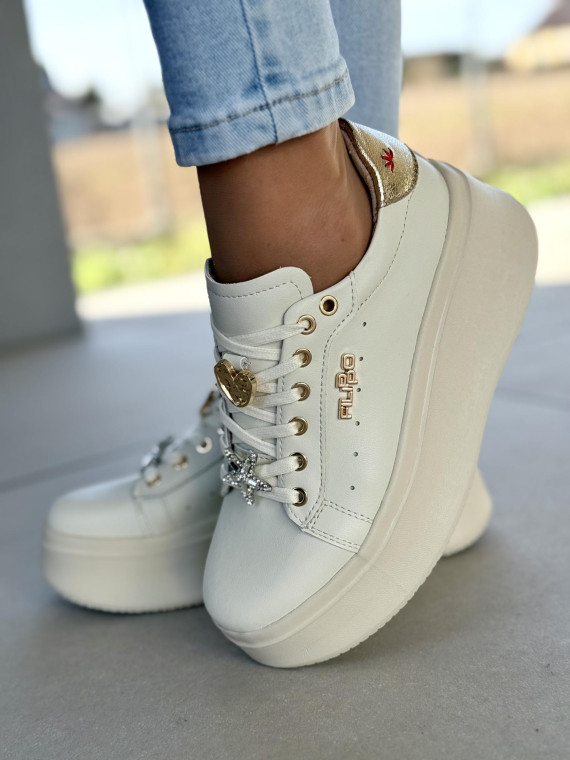 Sneakersy damskie ze skóry naturalnej