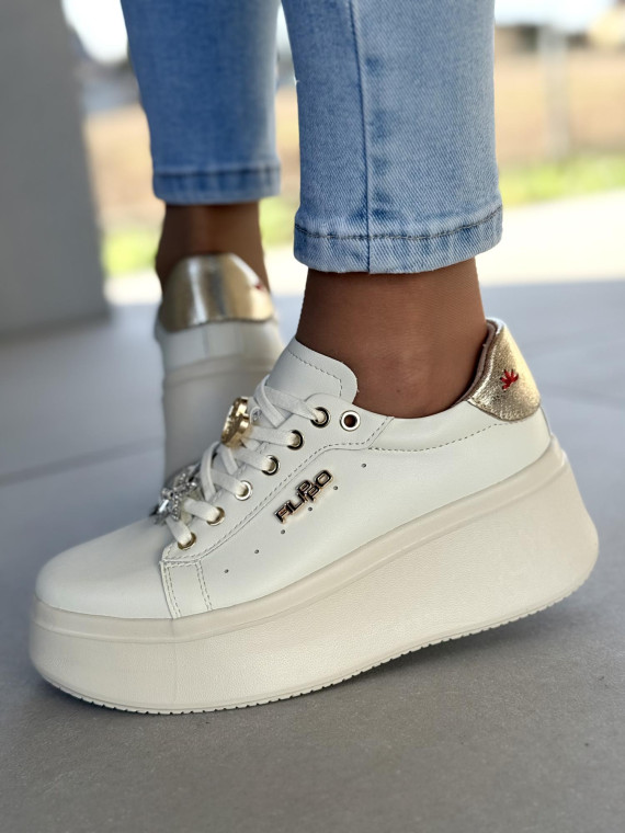 Sneakersy damskie ze skóry naturalnej