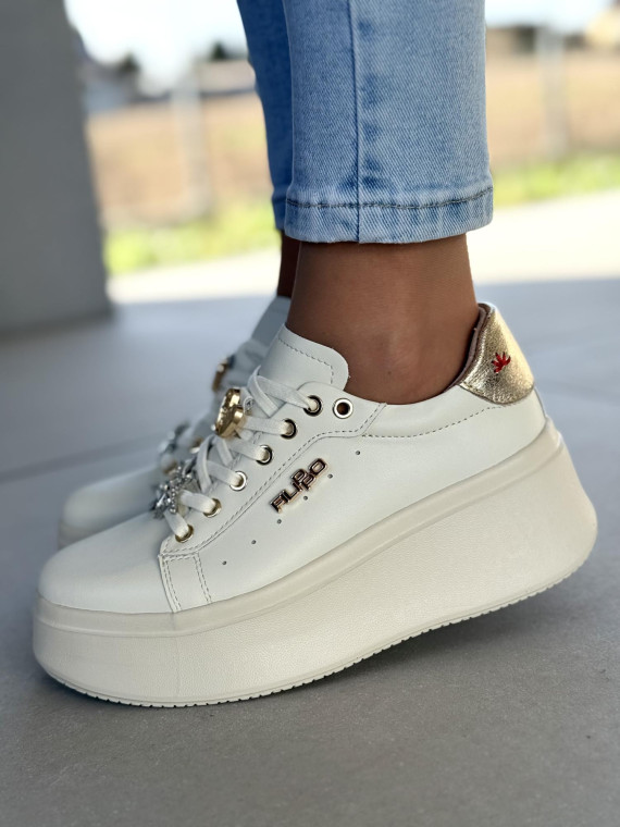 Sneakersy damskie ze skóry naturalnej