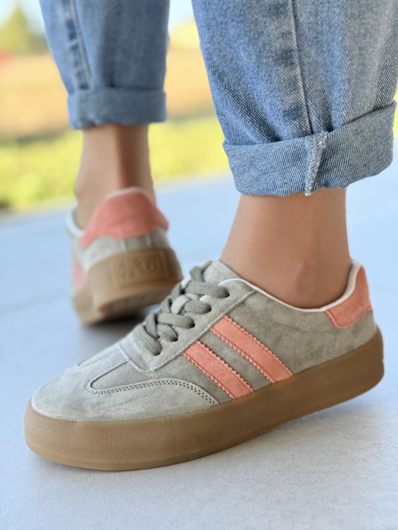 Sneakersy damskie ze skóry naturalnej