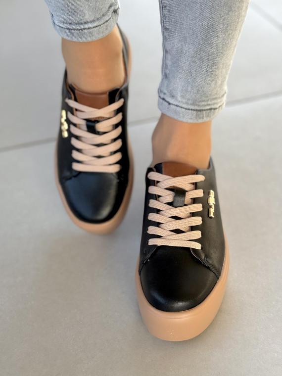 Sneakersy damskie ze skóry naturalnej