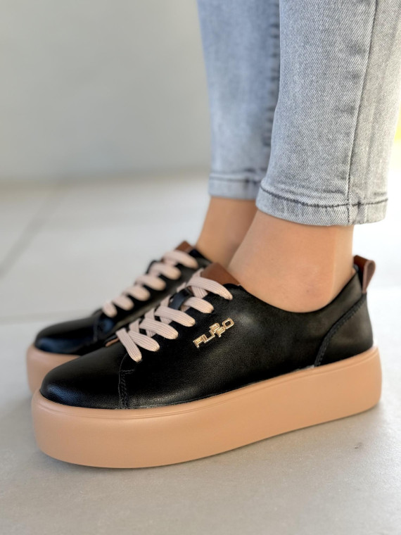 Sneakersy damskie ze skóry naturalnej