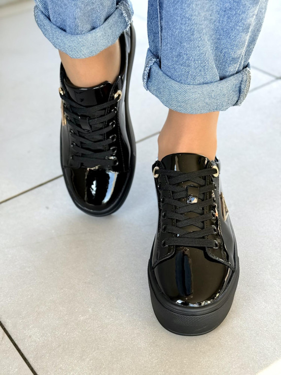 Sneakersy damskie ze skóry naturalnej