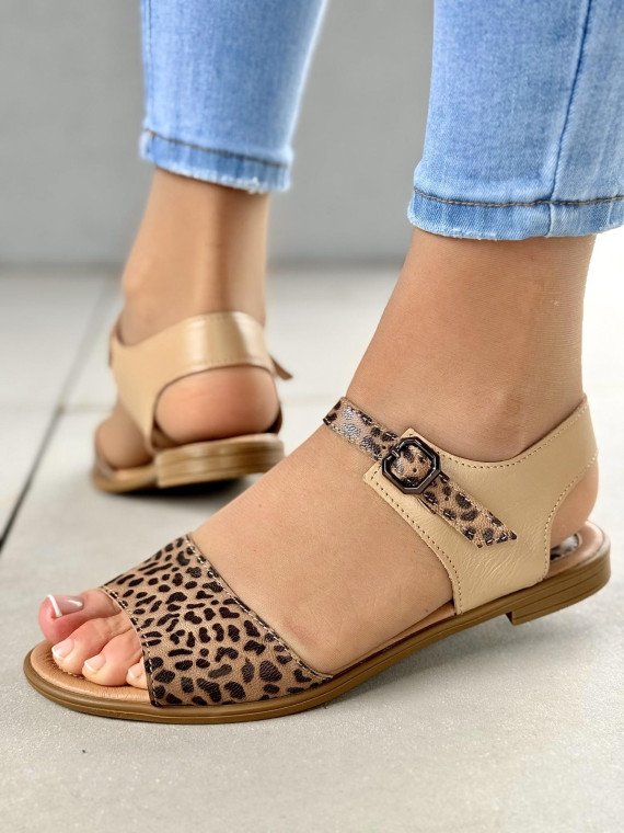 Sandały damskie skórzane OLEKSY Polskiej produkcji