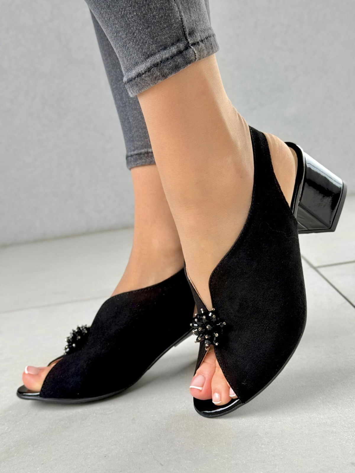 Sandały damskie skórzane OLEKSY Polskiej produkcji