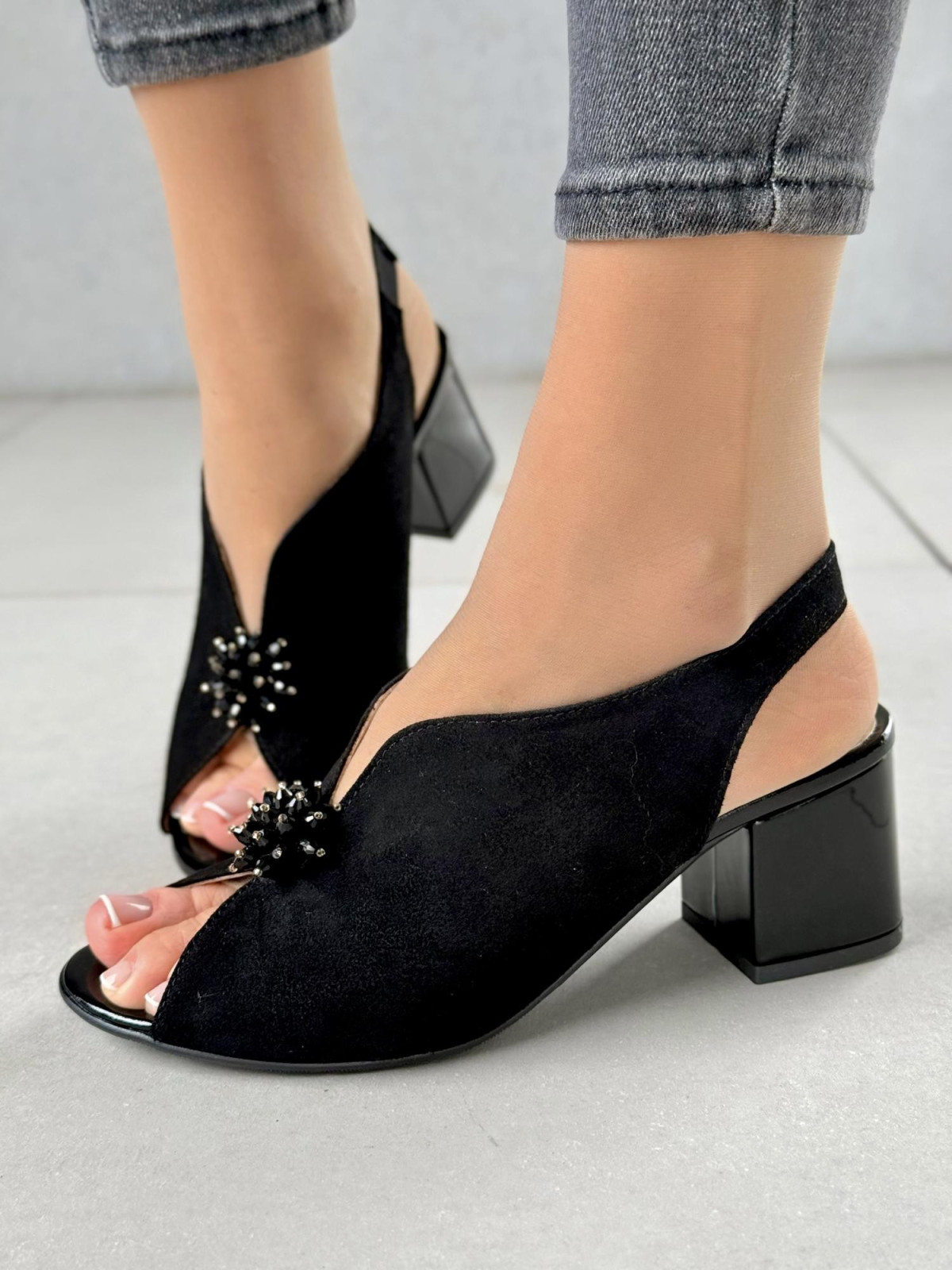 Sandały damskie skórzane OLEKSY Polskiej produkcji