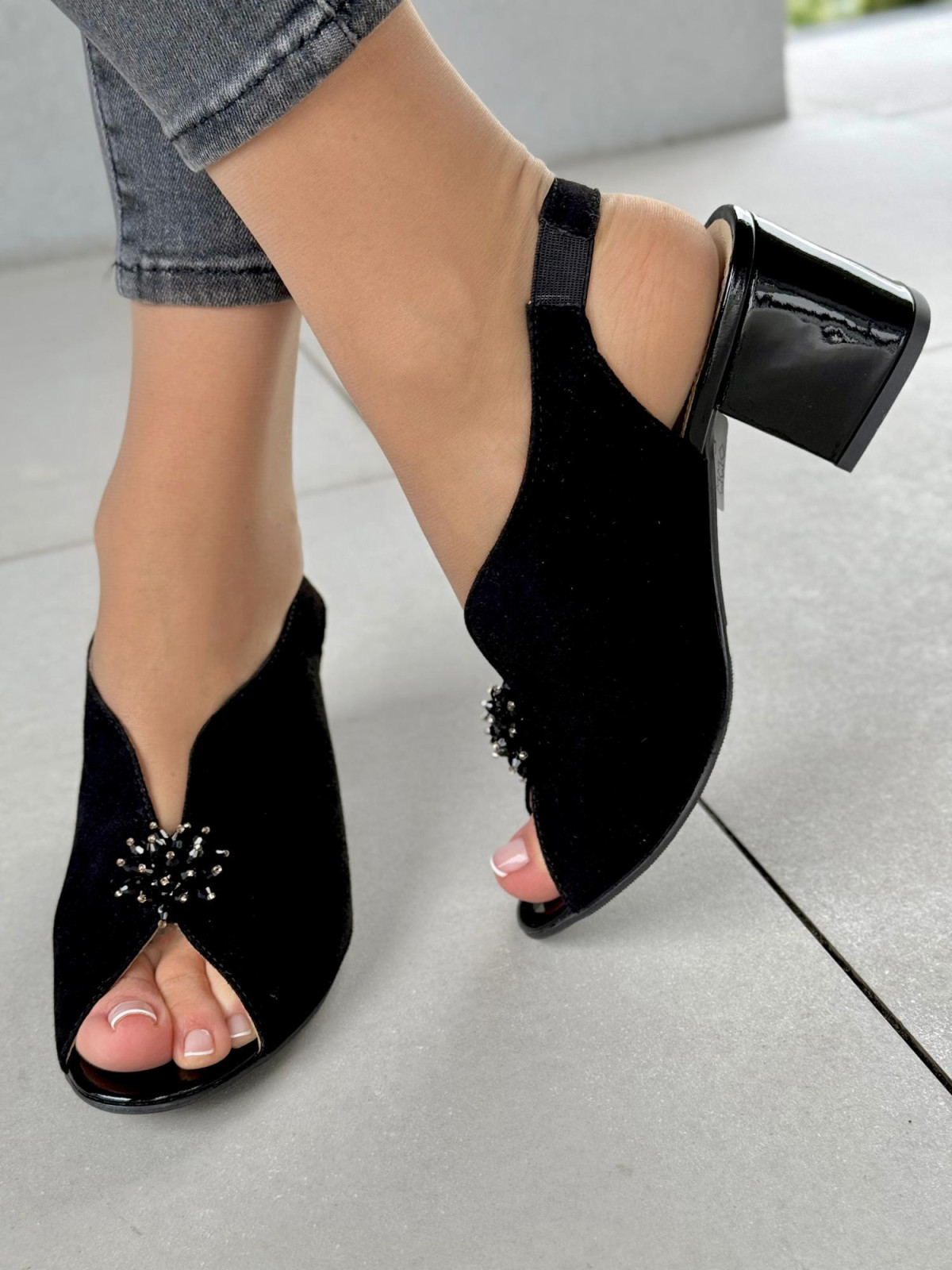 Sandały damskie skórzane OLEKSY Polskiej produkcji