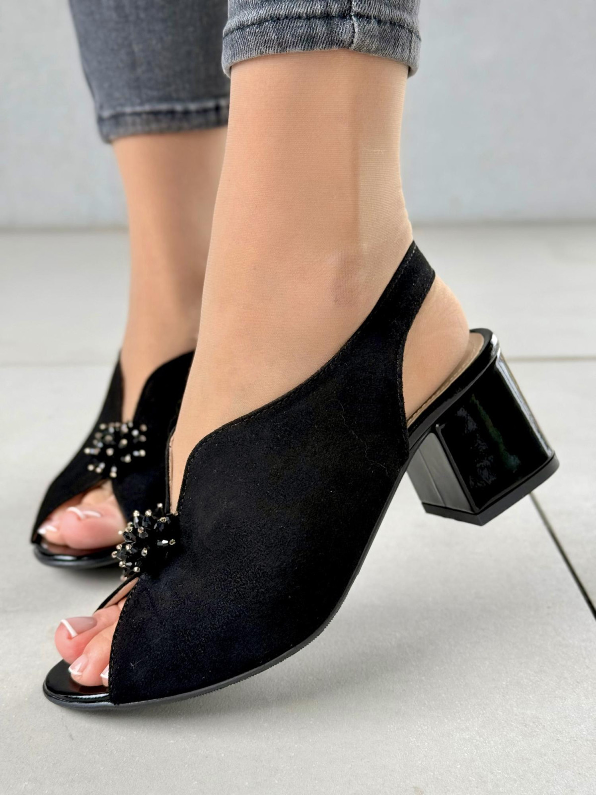 Sandały damskie skórzane OLEKSY Polskiej produkcji