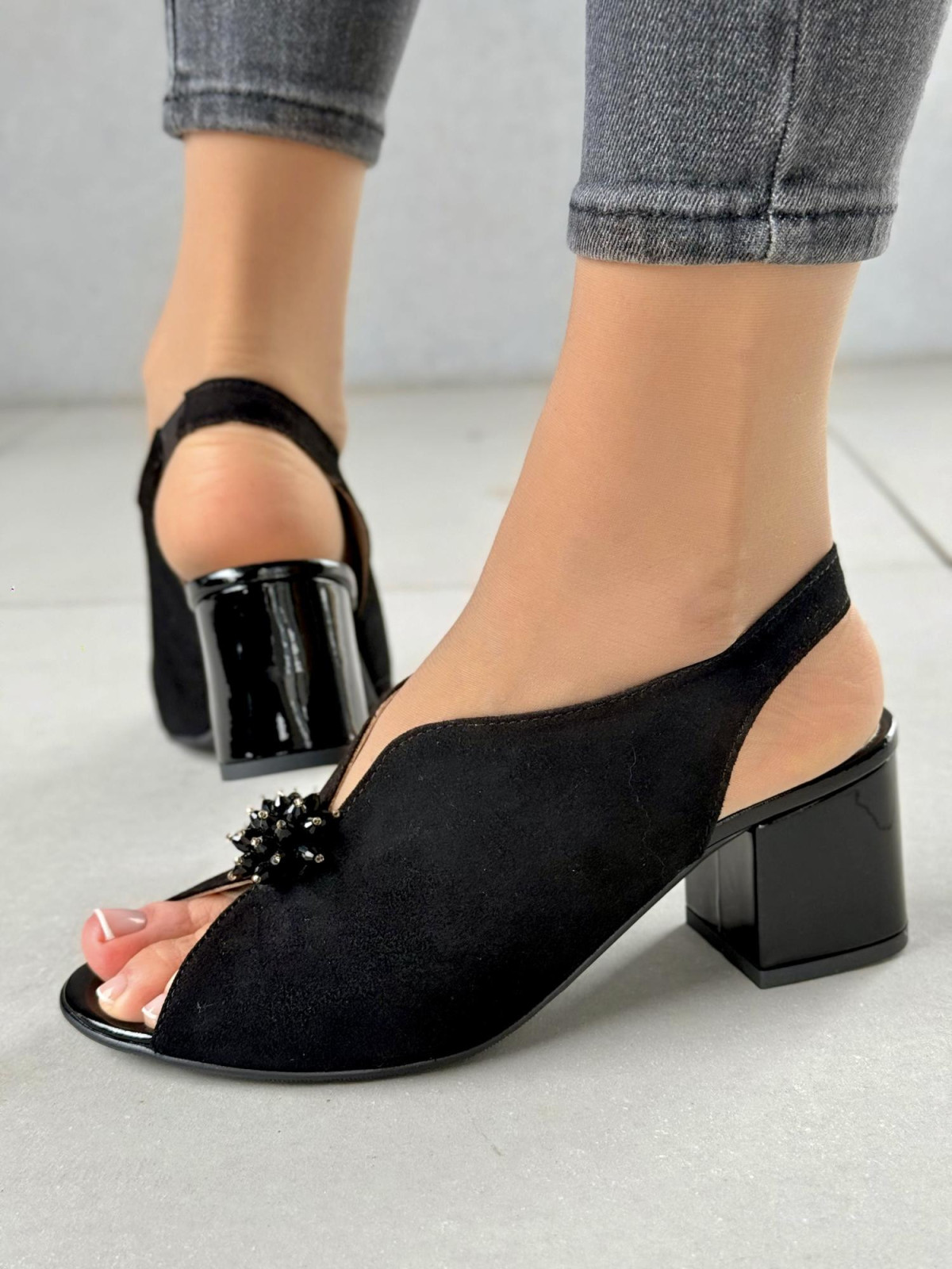 Sandały damskie skórzane OLEKSY Polskiej produkcji