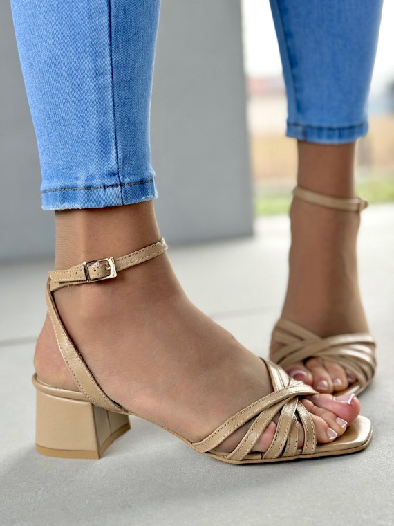 Sandały damskie skórzane OLEKSY Polskiej produkcji