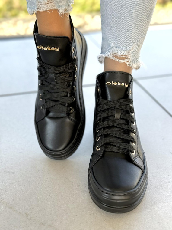 Sneakersy OLEKSY ze skóry Polskiej produkcji