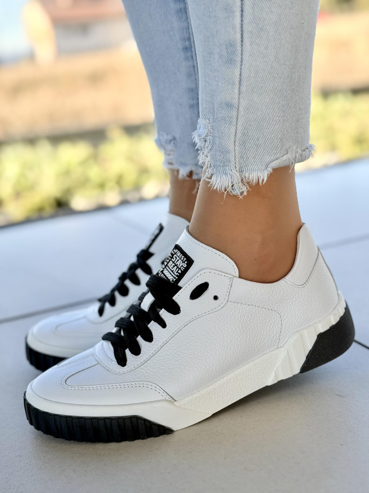 Sneakersy skórzane OLEKSY Polskiej produkcji