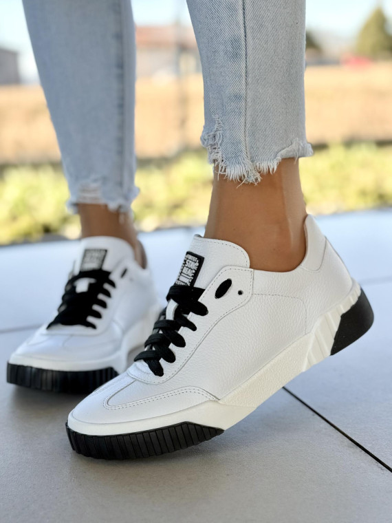 Sneakersy skórzane OLEKSY Polskiej produkcji