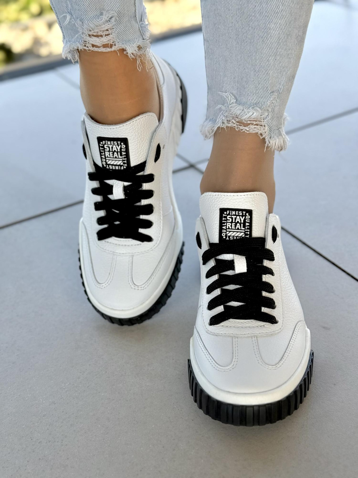 Sneakersy skórzane OLEKSY Polskiej produkcji