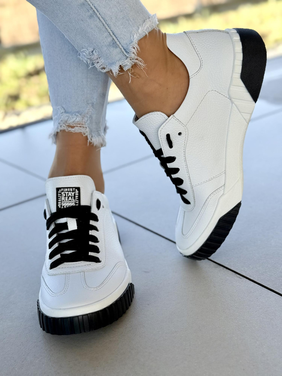 Sneakersy skórzane OLEKSY Polskiej produkcji