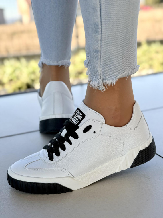 Sneakersy skórzane OLEKSY Polskiej produkcji