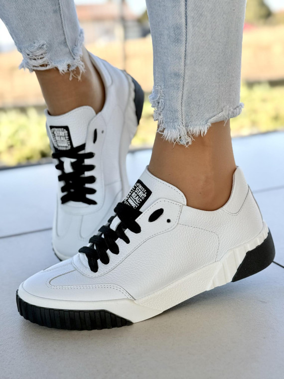 Sneakersy skórzane OLEKSY Polskiej produkcji