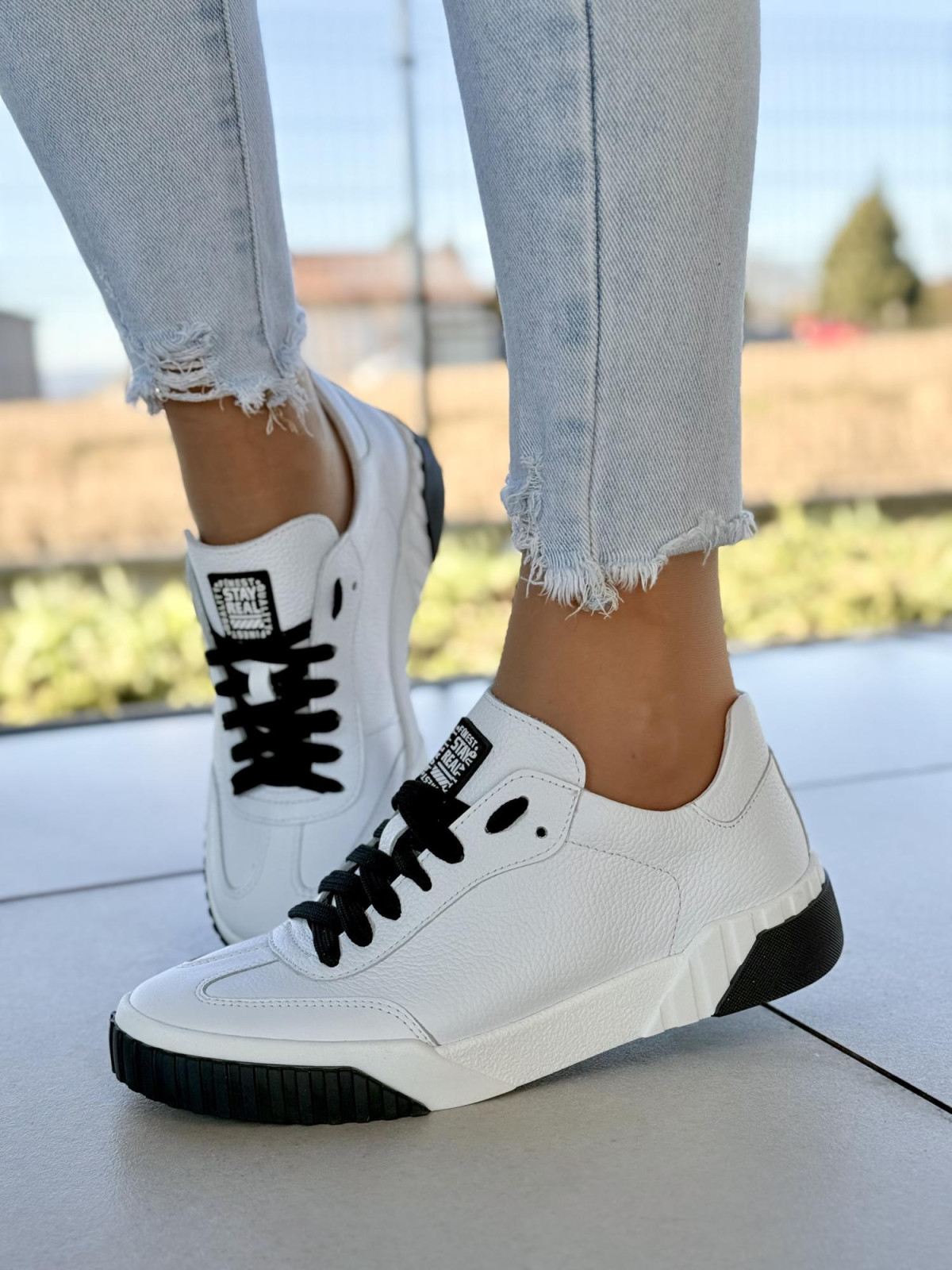 Sneakersy skórzane OLEKSY Polskiej produkcji