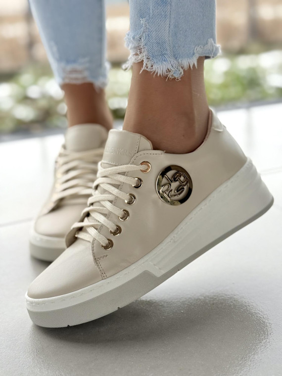 Sneakersy OLEKSY ze skóry Polskiej produkcji