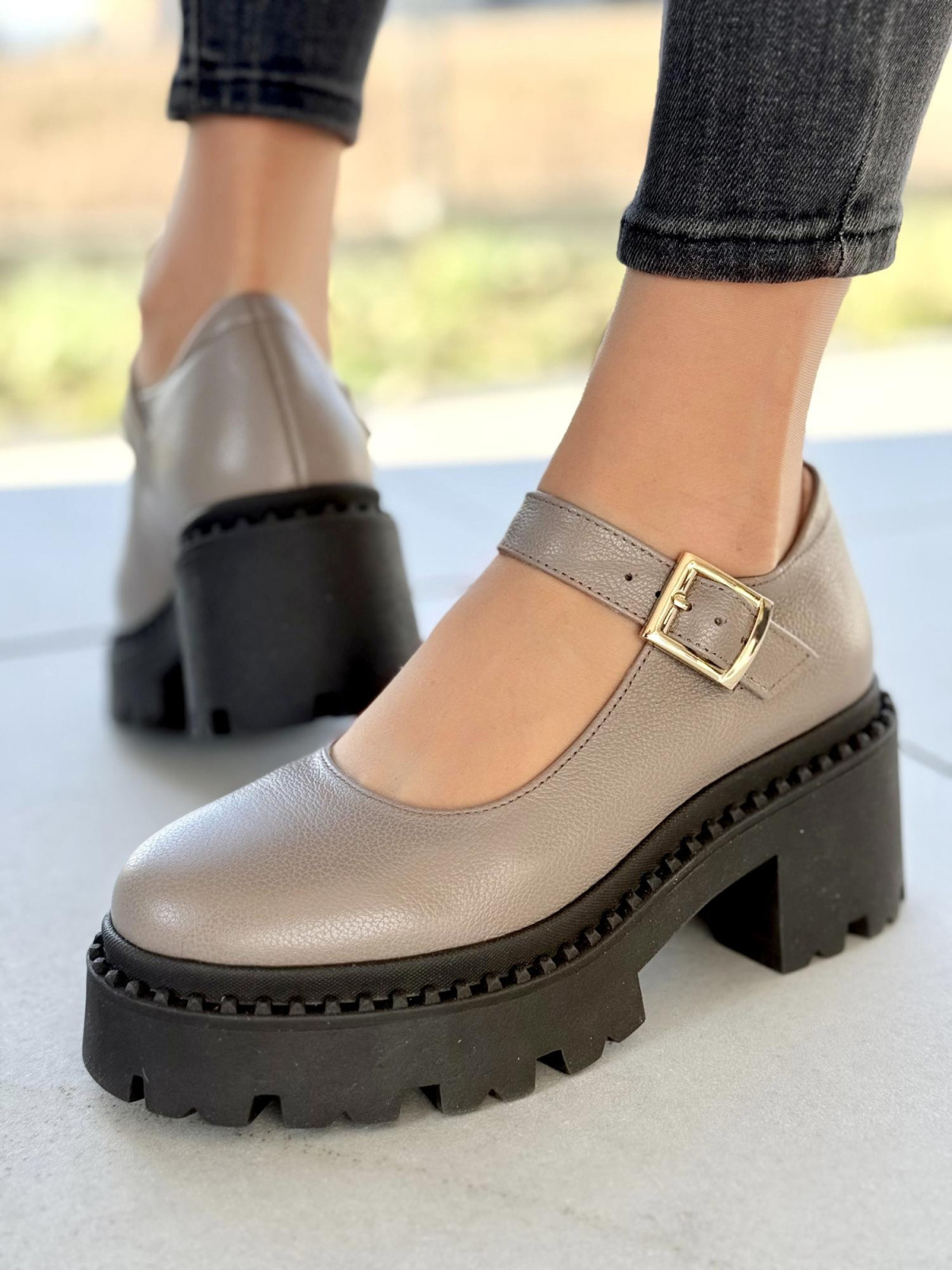 Półbuty damskie OLEKSY ze skóry polskiej produkcji