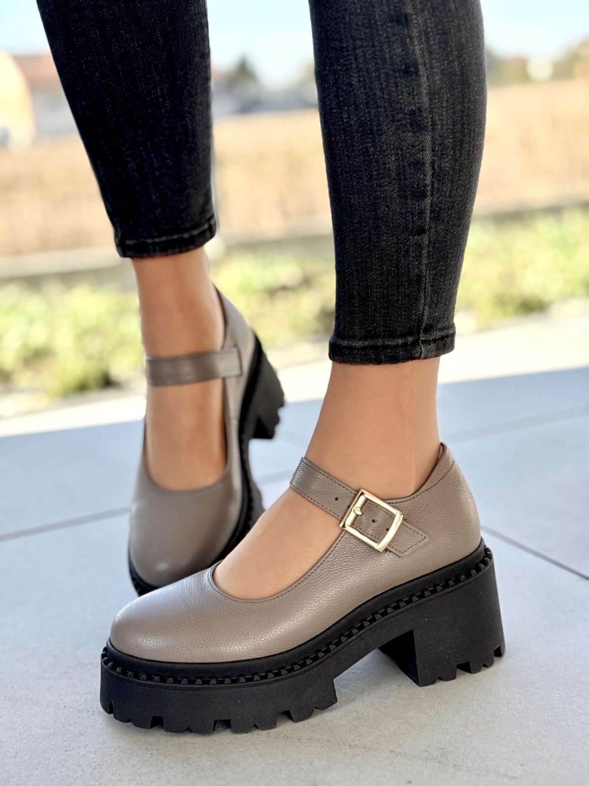 Półbuty damskie OLEKSY ze skóry polskiej produkcji