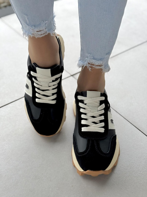 Sneakersy damskie ze skóry naturalnej