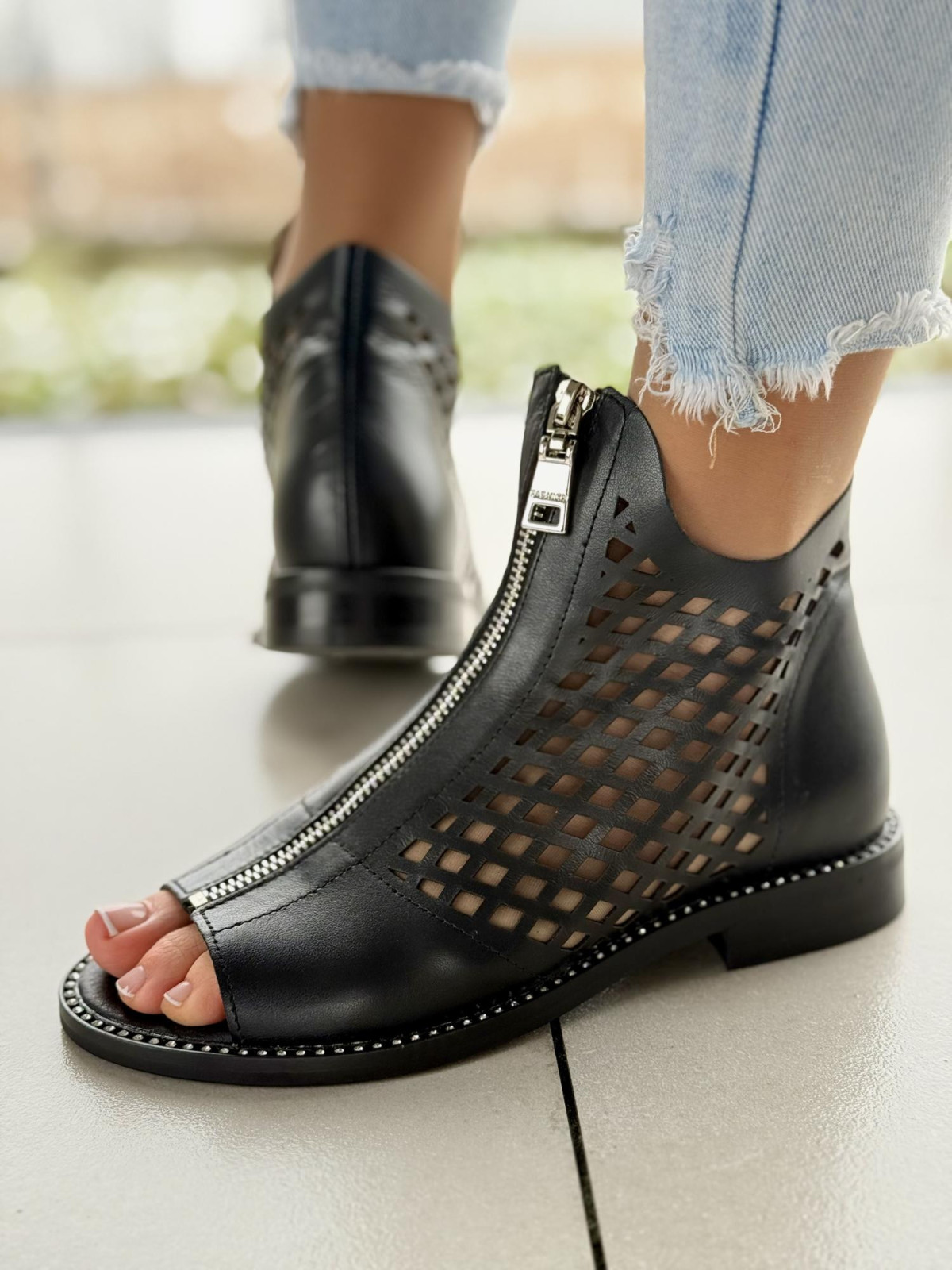 Sandały damskie skórzane OLEKSY Polskiej produkcji