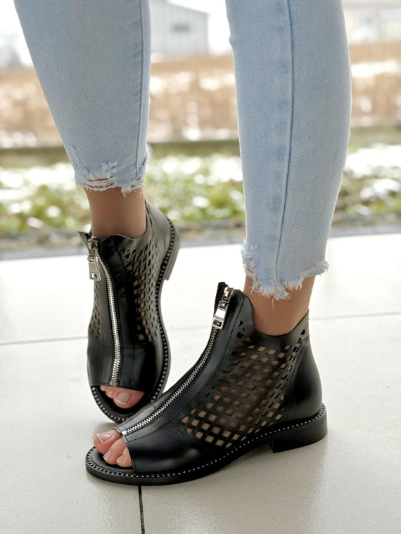 Sandały damskie skórzane OLEKSY Polskiej produkcji