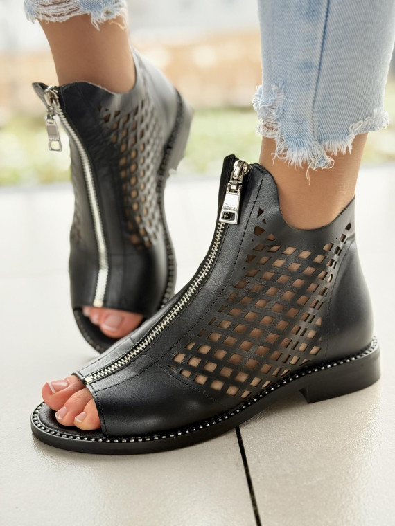 Sandały damskie skórzane OLEKSY Polskiej produkcji