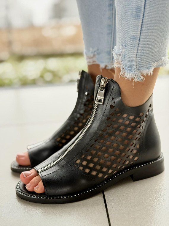 Sandały damskie skórzane OLEKSY Polskiej produkcji