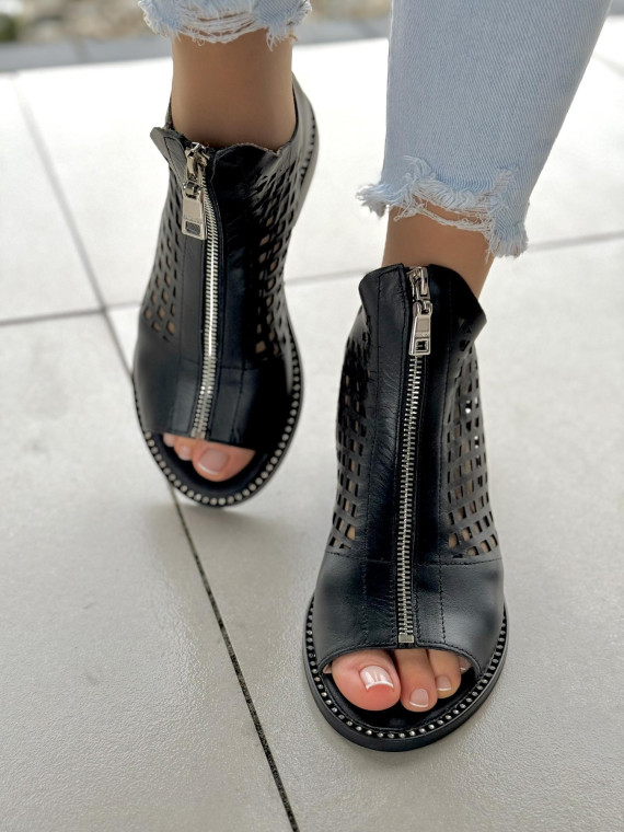 Sandały damskie skórzane OLEKSY Polskiej produkcji