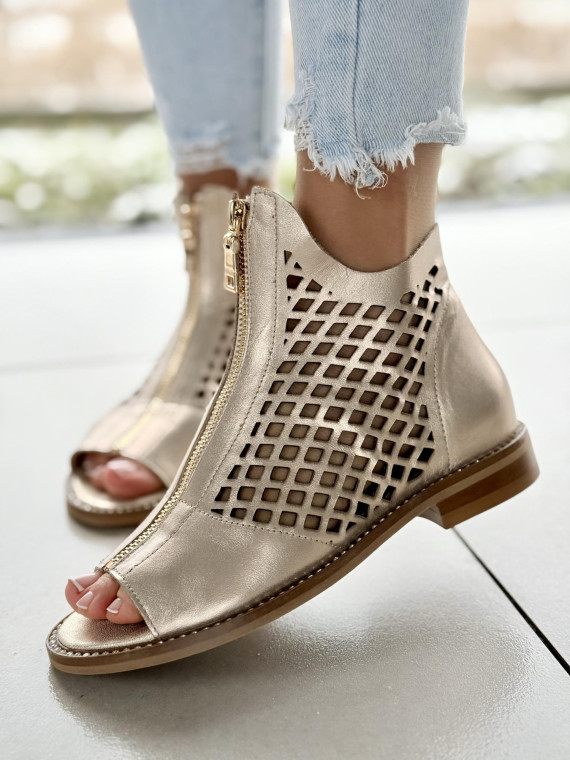 Sandały damskie skórzane OLEKSY Polskiej produkcji