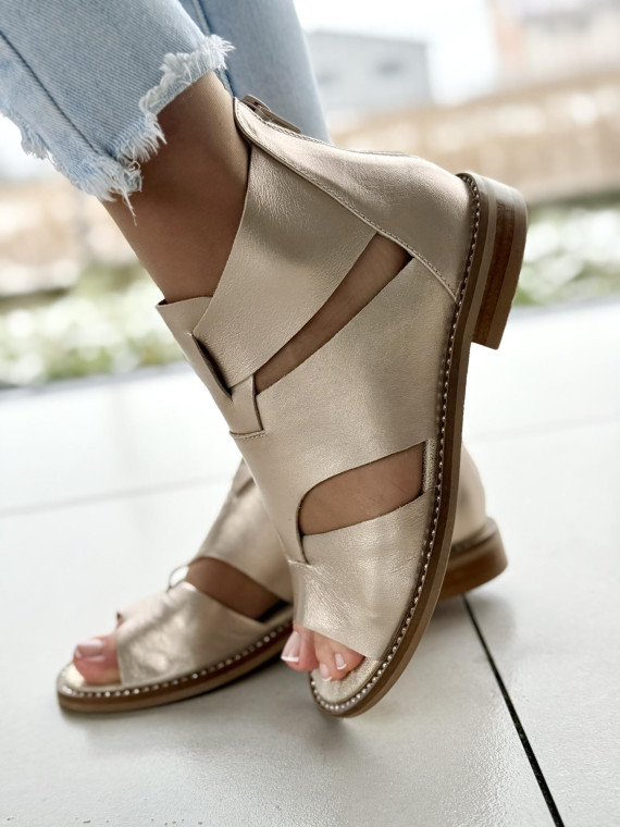 Sandały damskie skórzane OLEKSY Polskiej produkcji